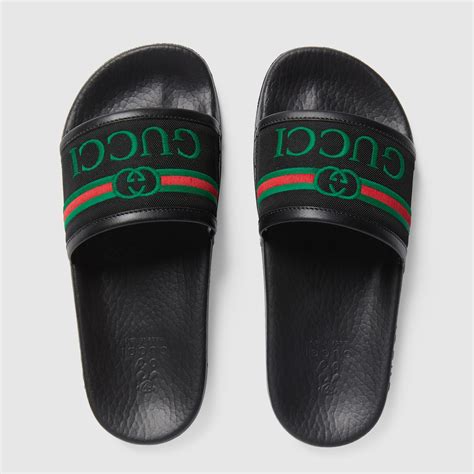 gucci baby slides|gucci slides kids boys.